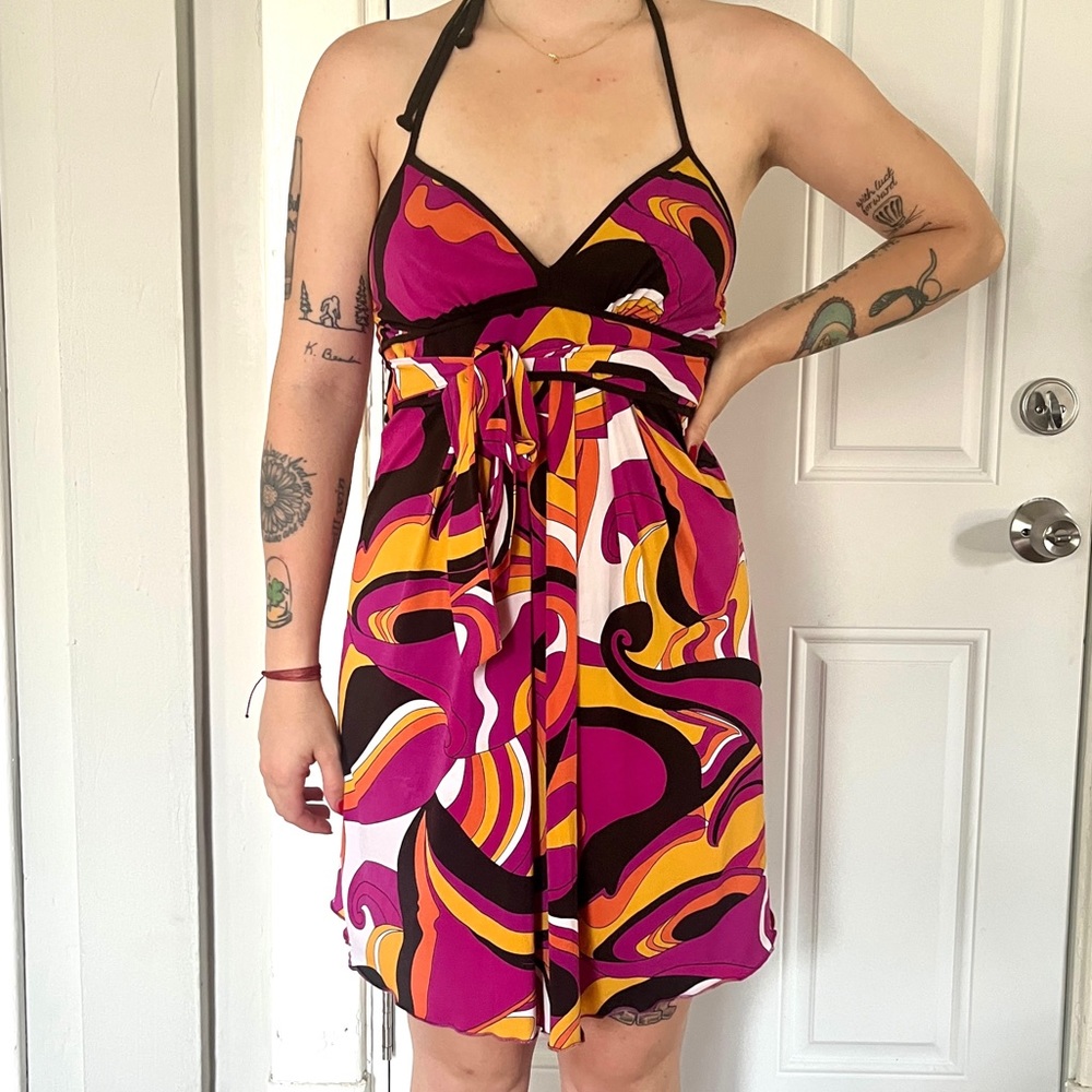 y2k halter dress